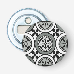 Décapsuleur Conception décorative de tuile de rosette de la