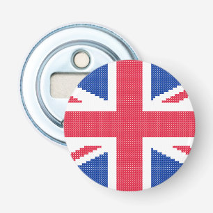 Décapsuleur Conception originale de point de croix Union Jack