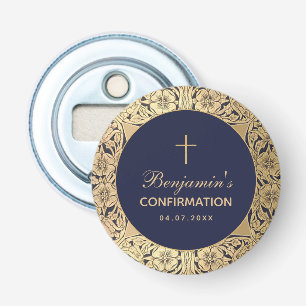 Décapsuleur Confirmation du garçon de la Marine Blue Vintage G