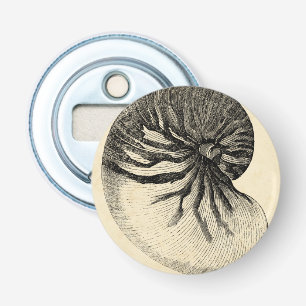 Décapsuleur Conque noire et blanche vintage Shell