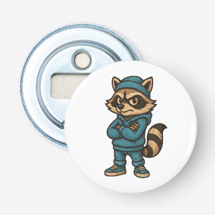 Décapsuleur Cool Gangster Raccoon - Vêtements de rue urbains A