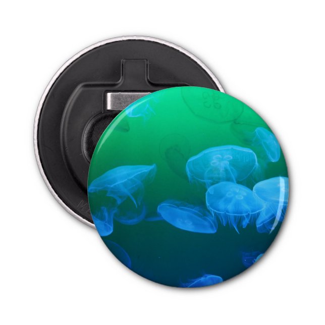 Décapsuleur Cool Jellyfish Green Blue Gradient (Devant)