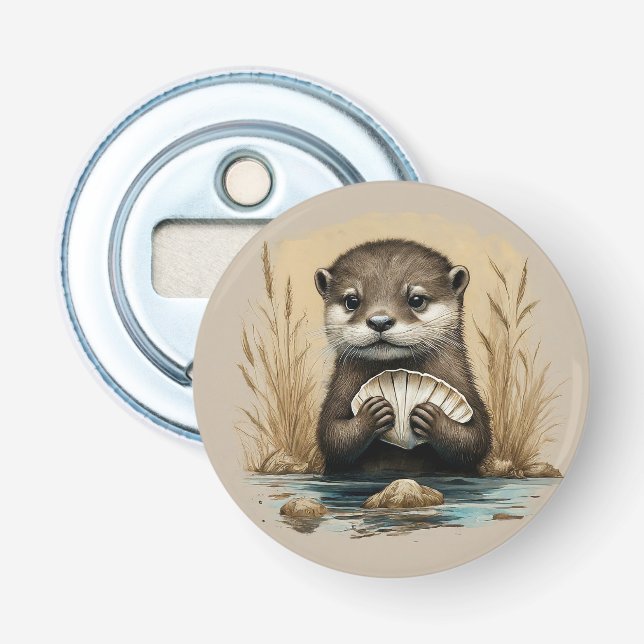 Décapsuleur Coque, oui ! - Jouer Otter Tee (Devant)