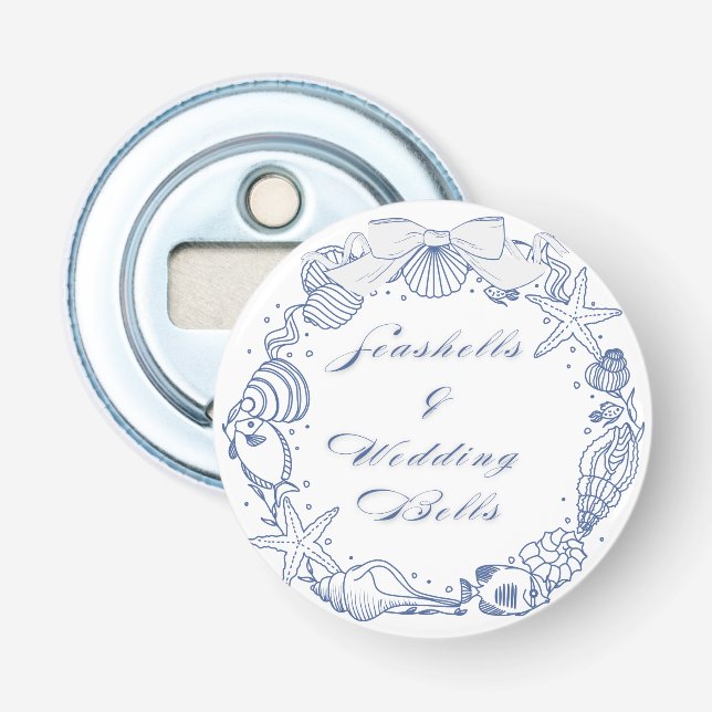 Décapsuleur Coquillages et Cloches de Mariage Design | Littora (Devant)
