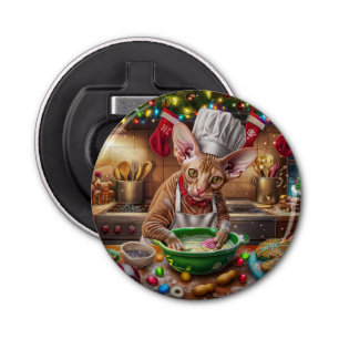 Décapsuleur Cornish Rex Gîtes : Noël festif