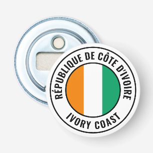 Décapsuleur Côte d'Ivoire Drapeau Gorgeous Patriotic Bottle Ou