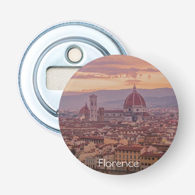 Décapsuleur Coucher de soleil sur Florence, Italie (Devant)