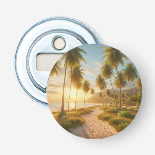 Décapsuleur coucher de soleil sur la plage des Caraïbes/tropic