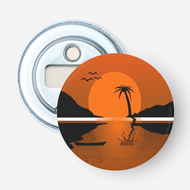 DÉCAPSULEUR COUCHER DE SOLEIL SUR L'EAU (Devant)