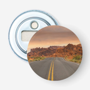 Décapsuleur Coucher du soleil de voyage par la route