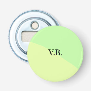 Décapsuleur Couleur unie simple ajouter un nom texte monogramm