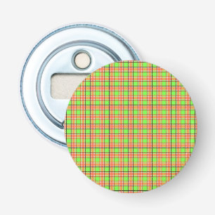 Décapsuleur Couleurs de carotte de Pâques Motif carreau