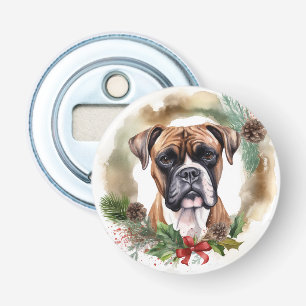 Décapsuleur Couronne de Noël festive de Boxer