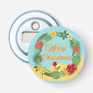 Décapsuleur Couronne de Noël tropicale