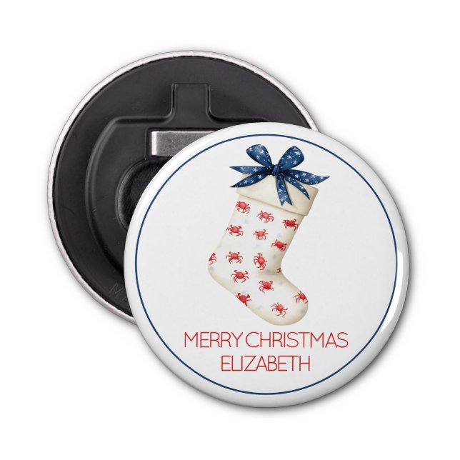 Décapsuleur Crabe rouge côtier Prise de Noël (Devant)