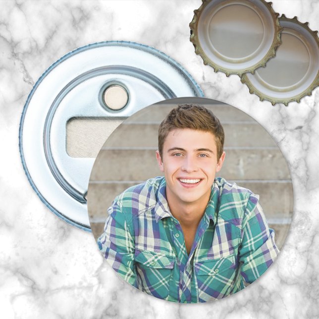 Décapsuleur Créez votre propre photo (Create your Own Photo Bottle Opener )