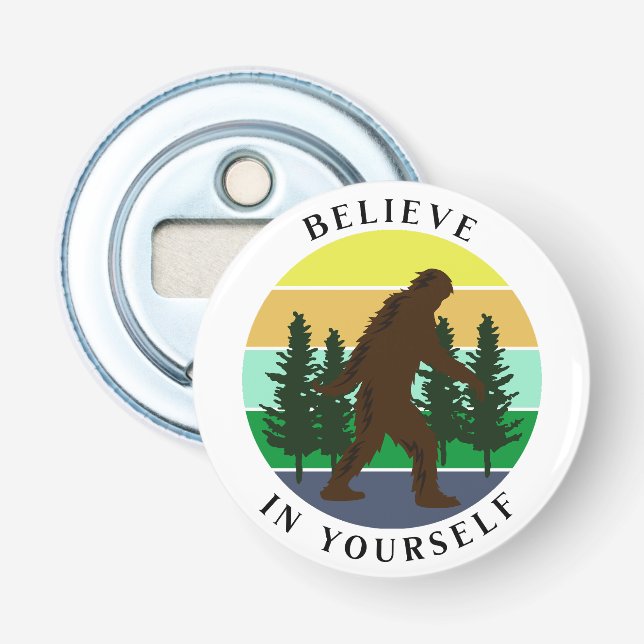 Décapsuleur Crois en toi-même | Vintage Sunset Bigfoot (Devant)