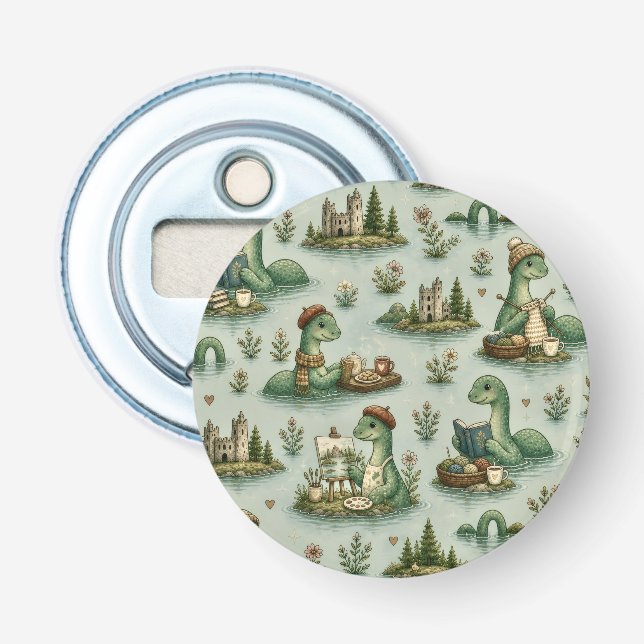 Décapsuleur Cryptides cosy Nessie Monstre du Loch Ness loisirs (Devant)