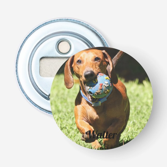 Décapsuleur Custom Pet Photo and Text   (Devant)