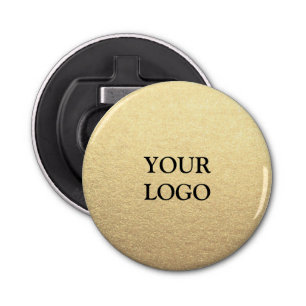 Décapsuleur Custom Simple Clean Gold Business Votre logo ici