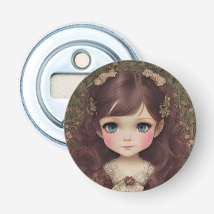Décapsuleur Cute Adorable Style Vintage Chibi Kawaii Girl Art