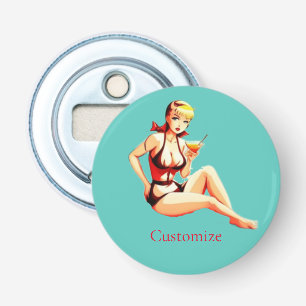 Décapsuleur Cute Blonde Martini Bikini Girl Thunder_Cove