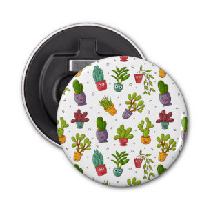 Décapsuleur Cute Cactus Nature Succulents Motif