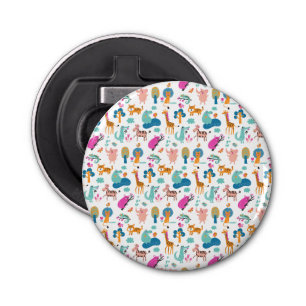 Décapsuleur Cute et colorée Jungle Animaux Motif
