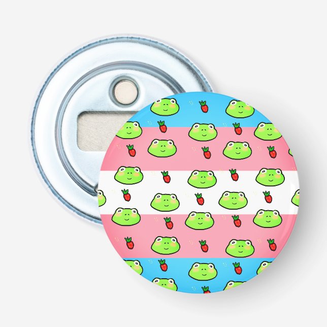 Décapsuleur Cute Frog and Strawberry Cottage (Devant)