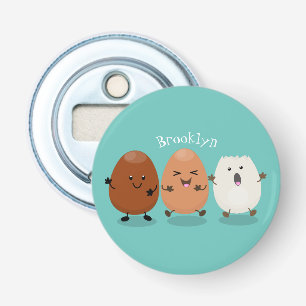 Décapsuleur Cute kawaii oeufs humoristique dessin animé