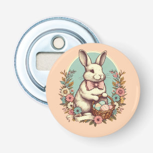 Décapsuleur Cute, lapin de Pâques vintage/oeuf/panier
