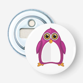 Décapsuleur Cute Red Violet Penguin Kawaii Cartoon Big Eyes