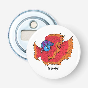Décapsuleur Cute Siamese combat poisson betta dessin