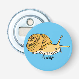 Décapsuleur Cute yellow snail cartoon