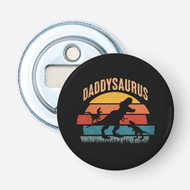 Décapsuleur Daddysaurus - Dinosaure Drôle Dinosaur Papa Cadeau (Devant)