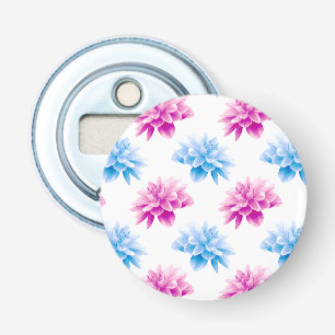 Décapsuleur Dahlia Rose, Dahla Bleue, Motif Floral, Fleurs