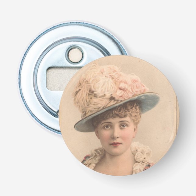 Décapsuleur Dame avec ouverture de la bouteille Casquette de p (Devant)
