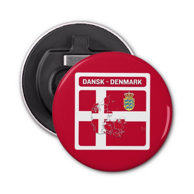 Décapsuleur Dansk Denmark Flag (Devant)