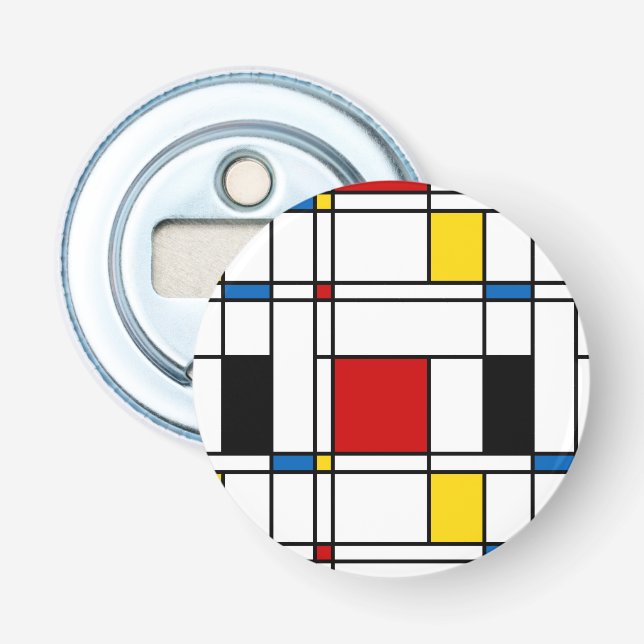 Décapsuleur De Stijl Motif (Devant)