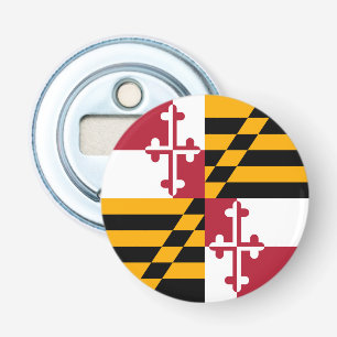 Décapsuleur Décor de style de drapeau d'état du Maryland