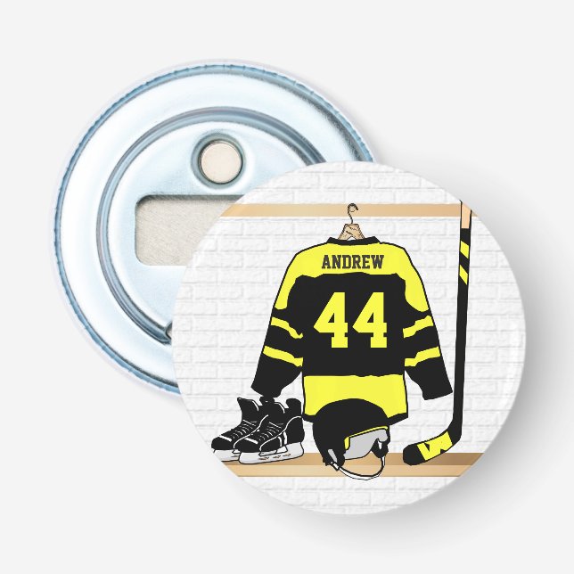 Décapsuleur Design de hockey sur glace personnalisé amusant (Devant)
