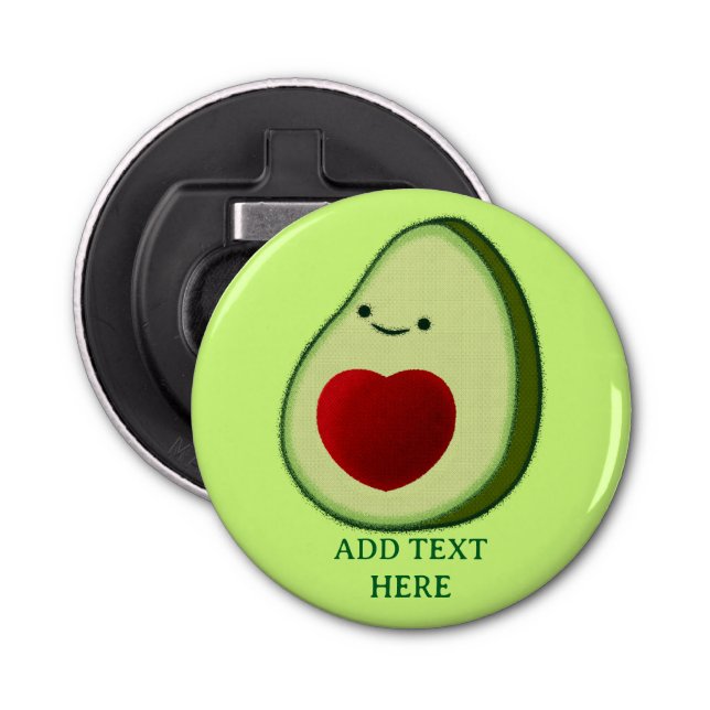 Décapsuleur Dessin de l'Avocado Lover Cute (Devant)
