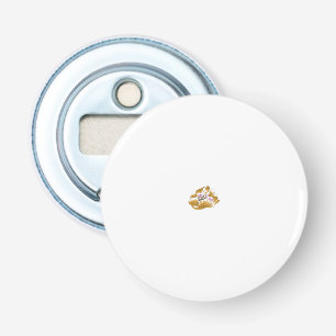 Décapsuleur dessin d'une fleur aux pétales roses et blancs