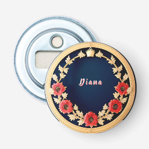 Décapsuleur Dessin ornemental floral élégant