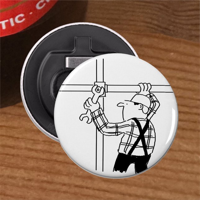 Décapsuleur Détecteur avec échafaudage. Ouvrier du bâtiment (Créateur téléchargé)