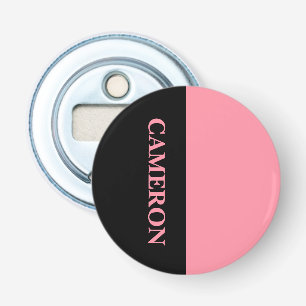 Décapsuleur Deux couleurs tendance Nom Rose noir et Saumon