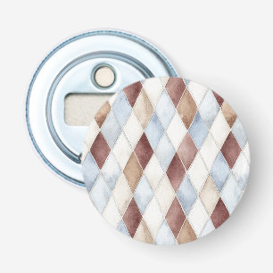 Décapsuleur Diamants Bleus Crème Beige Marron Jolies