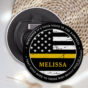 Décapsuleur Dispatcher 911 Ligne Or mince personnalisée