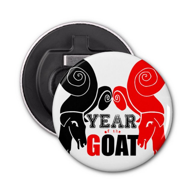 Décapsuleur Double Odd Chèvre Chinois Année Zodiac Bouteille O (Devant)