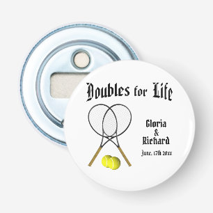 Décapsuleur Doubles pour Mariage de Life Tennis